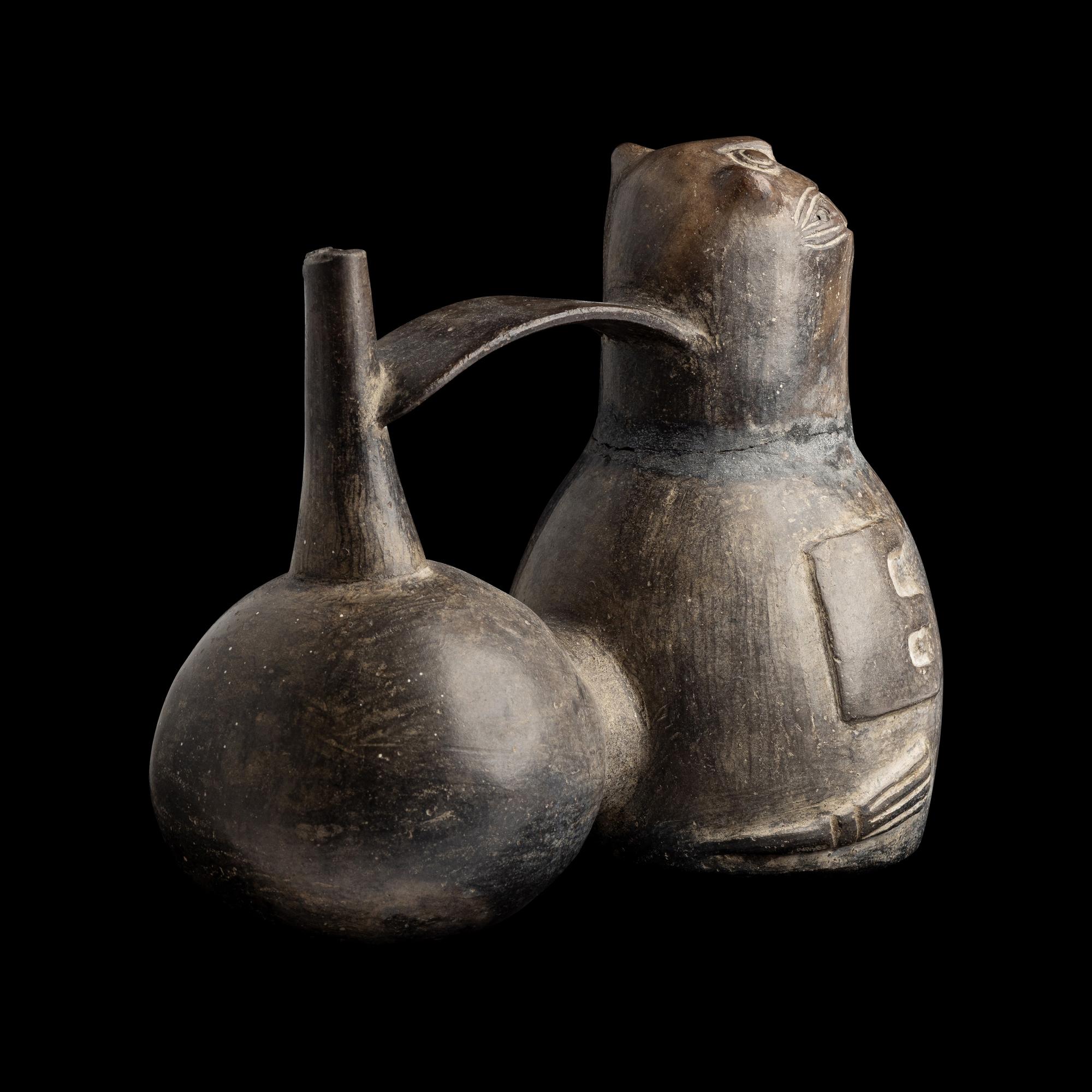 A Group of 3 Pre-Columbian Terracotta Vessels and 1 Terracotta Vessel