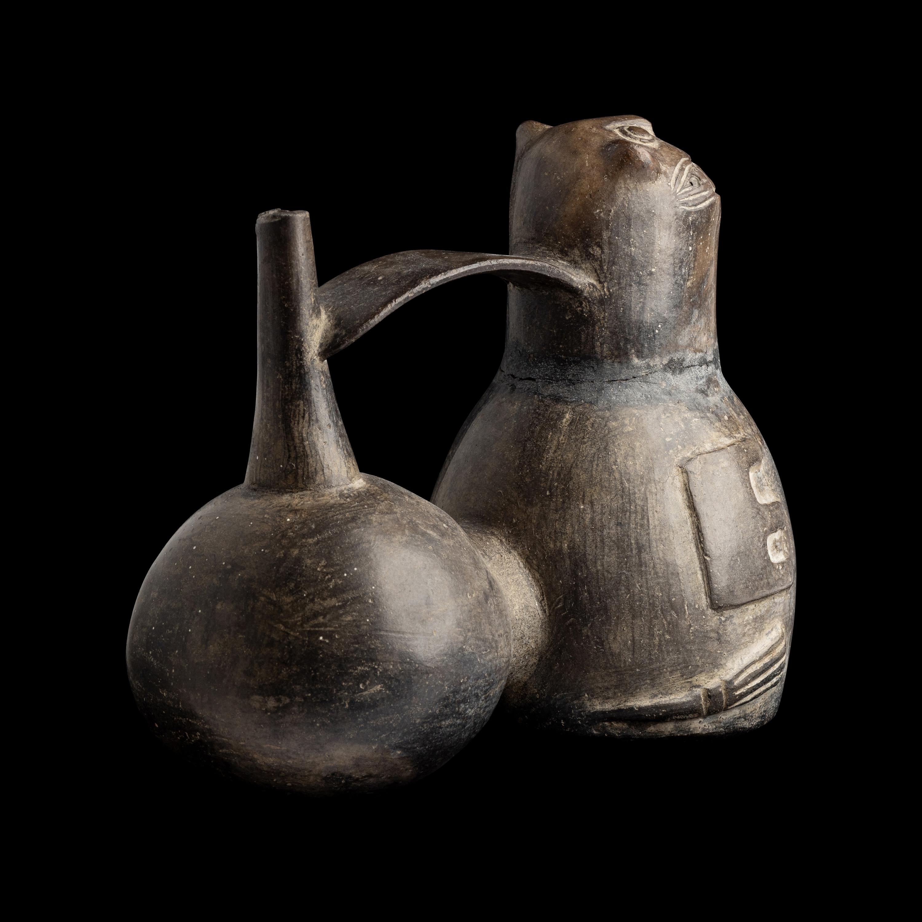 A Group of 3 Pre-Columbian Terracotta Vessels and 1 Terracotta Vessel