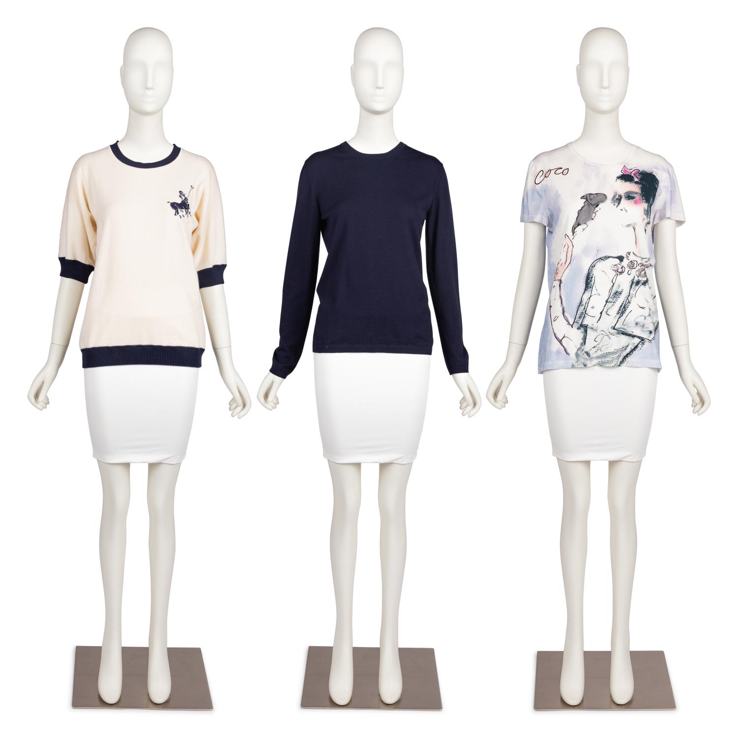Three Chanel Knit Tops, 2000s