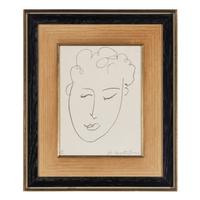 Henri Matisse (French, 1869–1954) — Tête de Femme ( frontispiece for Pierres Levées ), 1948