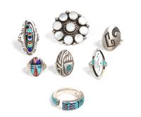 Seven Southwestern Rings