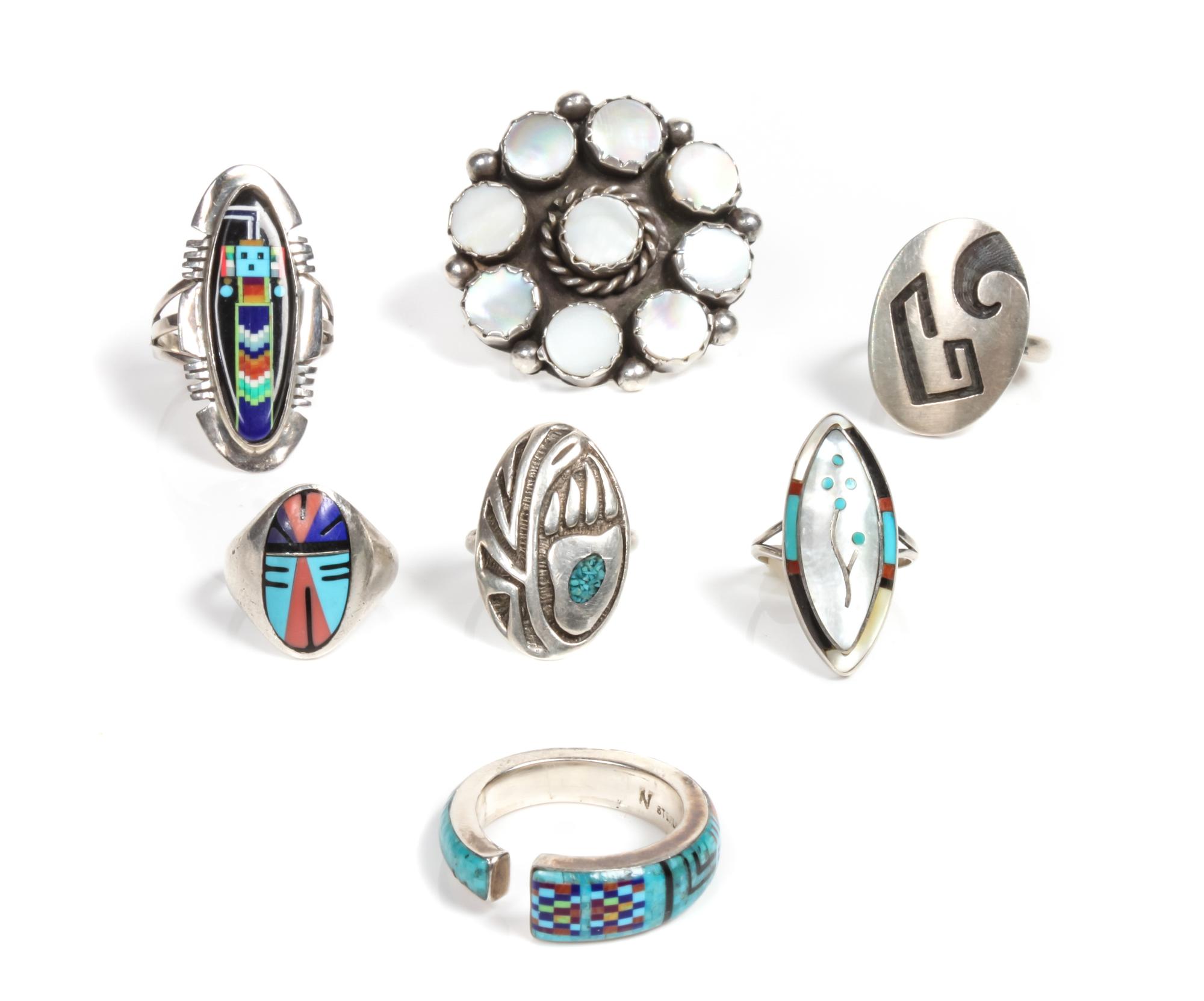 Seven Southwestern Rings