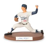 A Sandy Koufax Signed Autograph Salvino Figure,