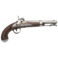 US Model 1836 A.H. Waters Pistol Converted to Percussion