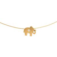 TWO YELLOW GOLD NECKLACES