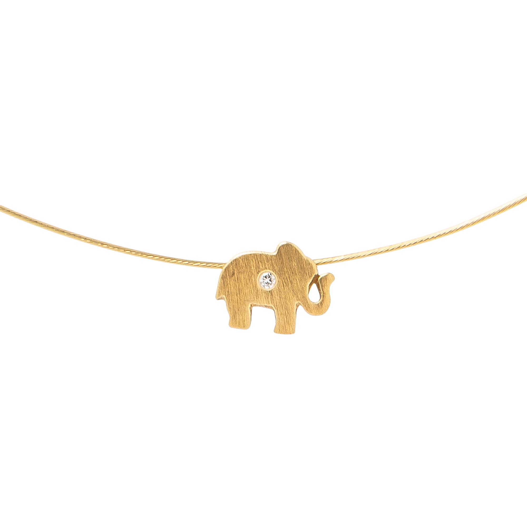 TWO YELLOW GOLD NECKLACES