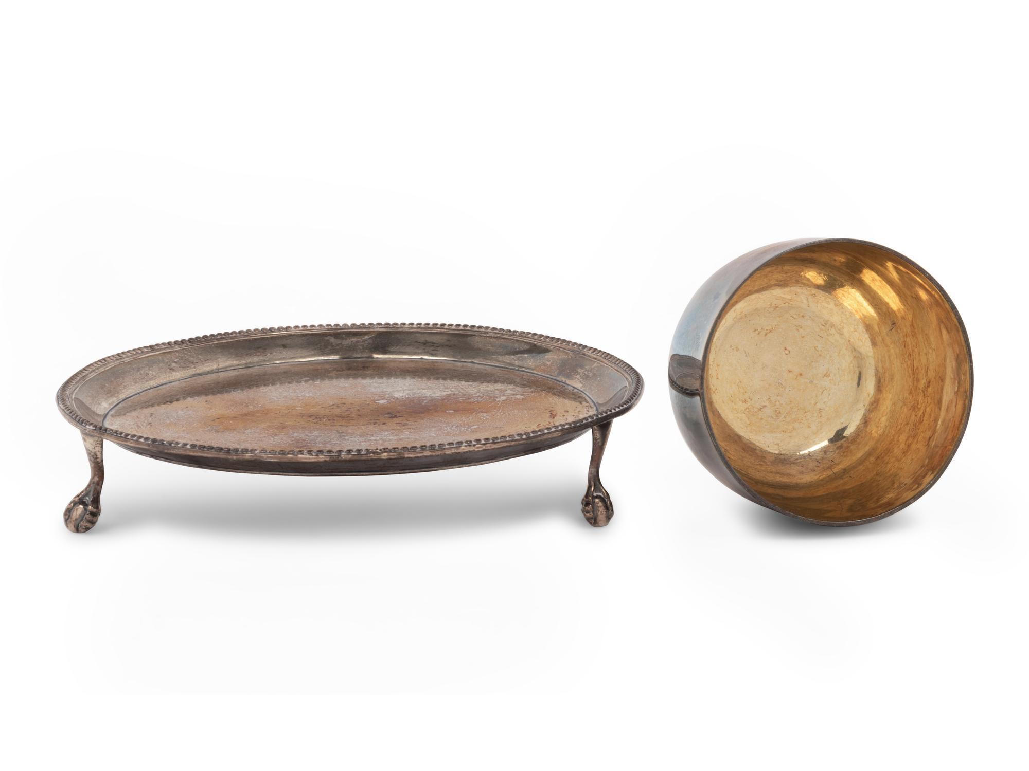 A George III Silver Waiter and Tumbler