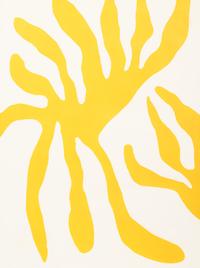 Leaves, Red and Yellow Leaf Form (A Pair of Prints)