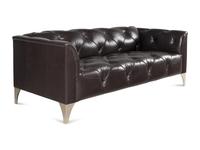 A J. Robert Scott Tufted Leather Sofa