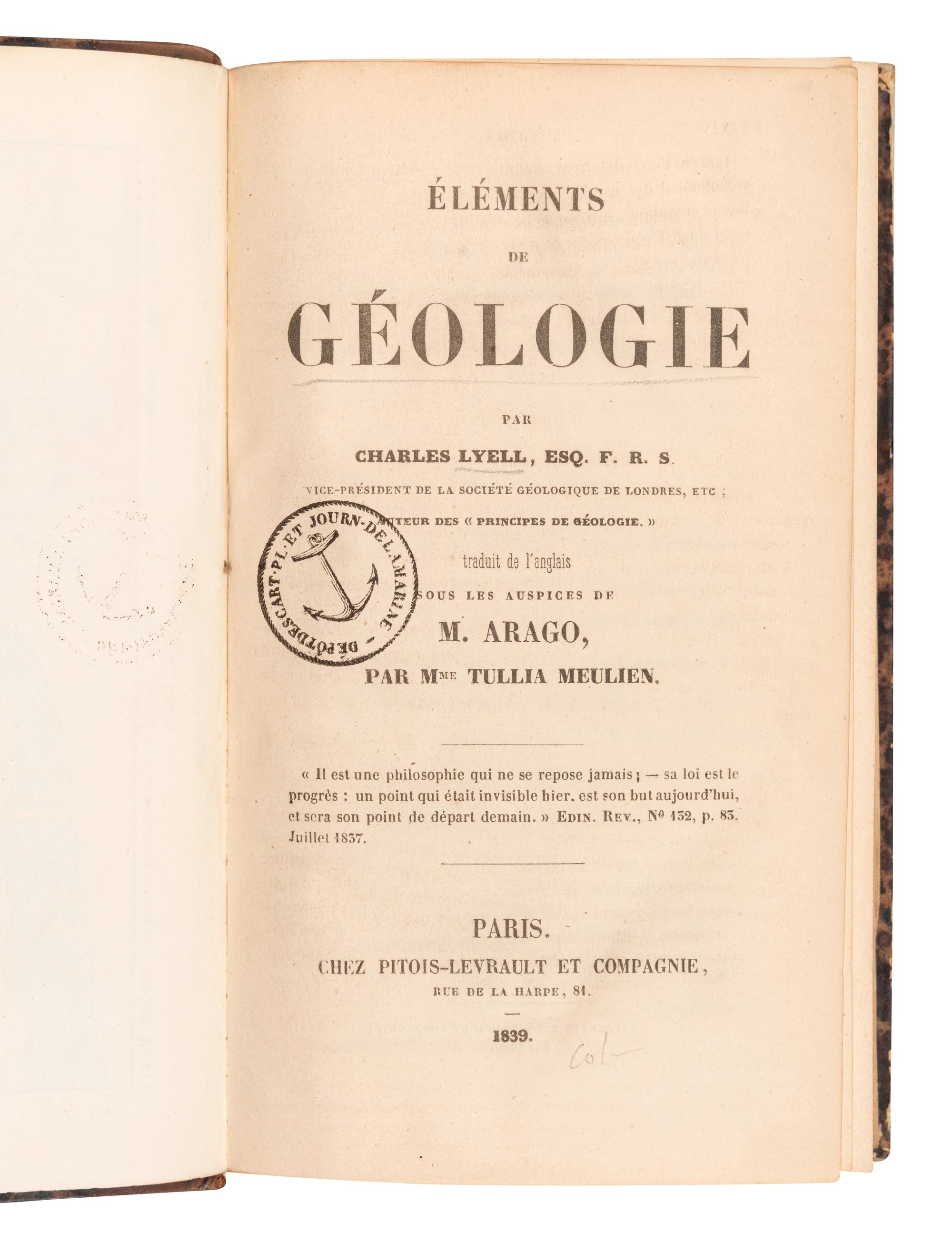 [GEOLOGY]. A group of 16 works, including: