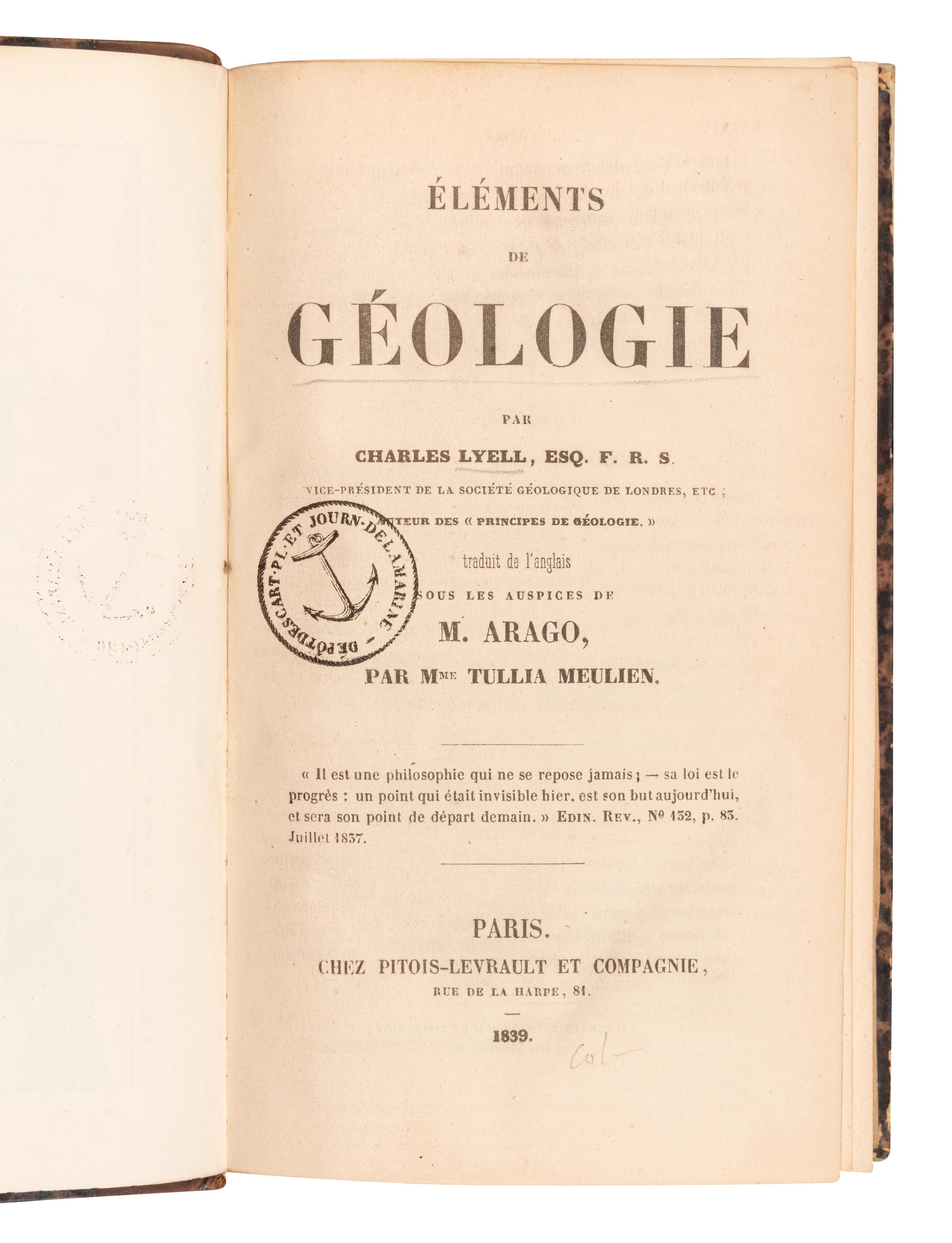 [GEOLOGY]. A group of 16 works, including: