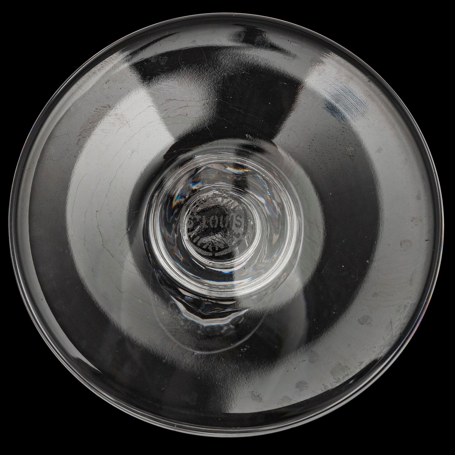 Forty-Five Pieces of St Louis Glass Stemware