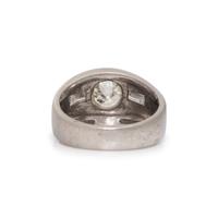 PLATINUM AND DIAMOND RING