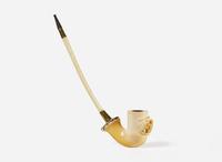 A carved Meerschaum pipe, 19th century