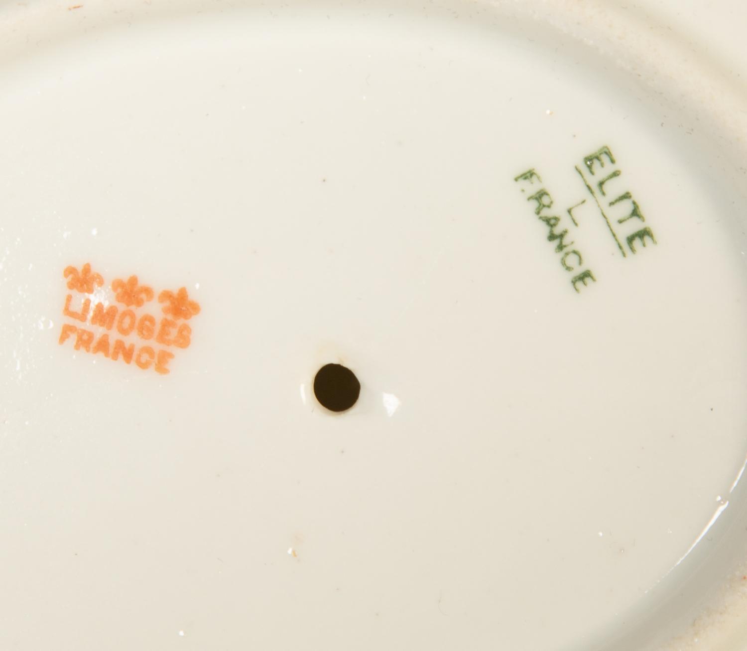 A Limoges Porcelain Fish Service