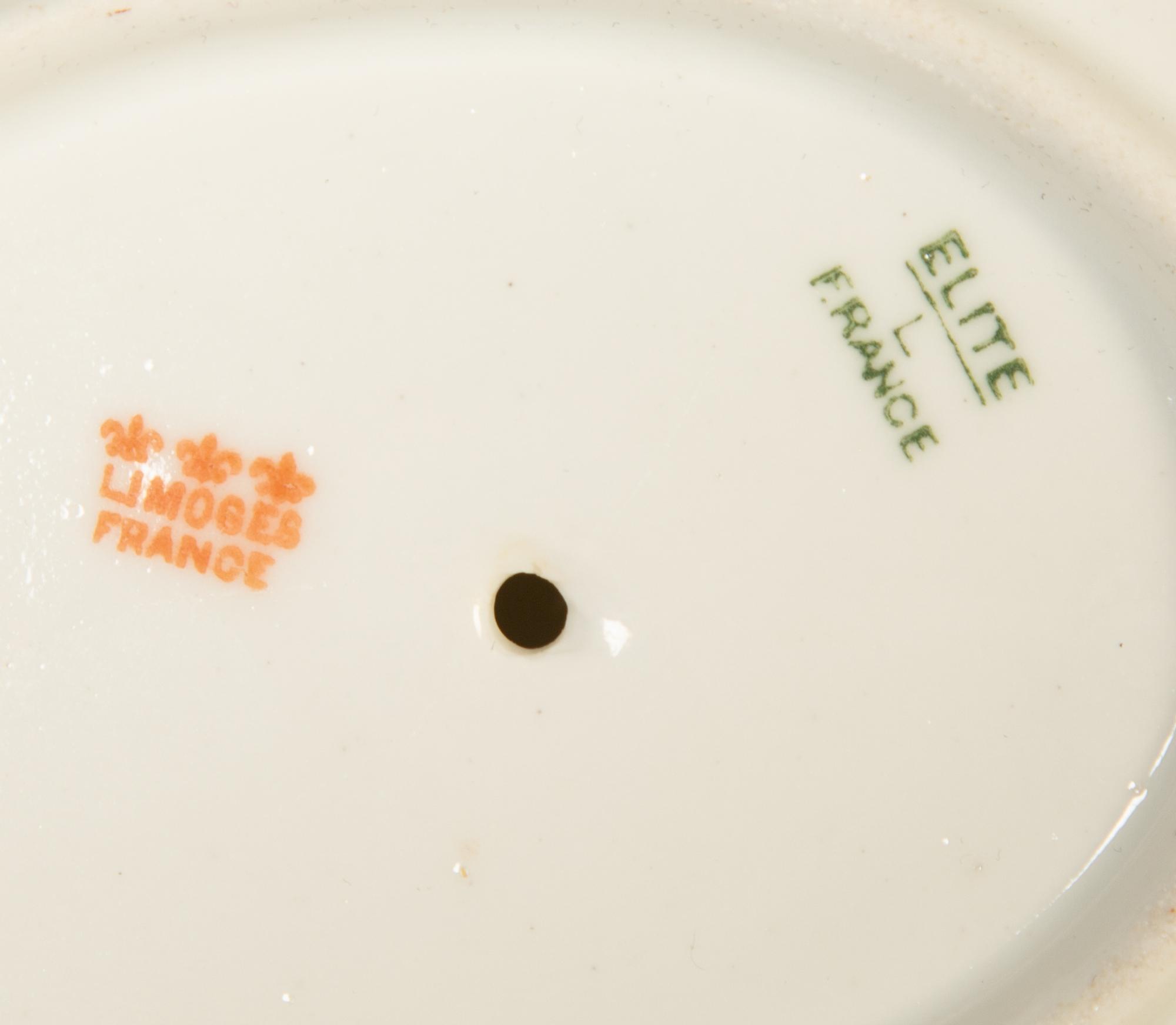 A Limoges Porcelain Fish Service