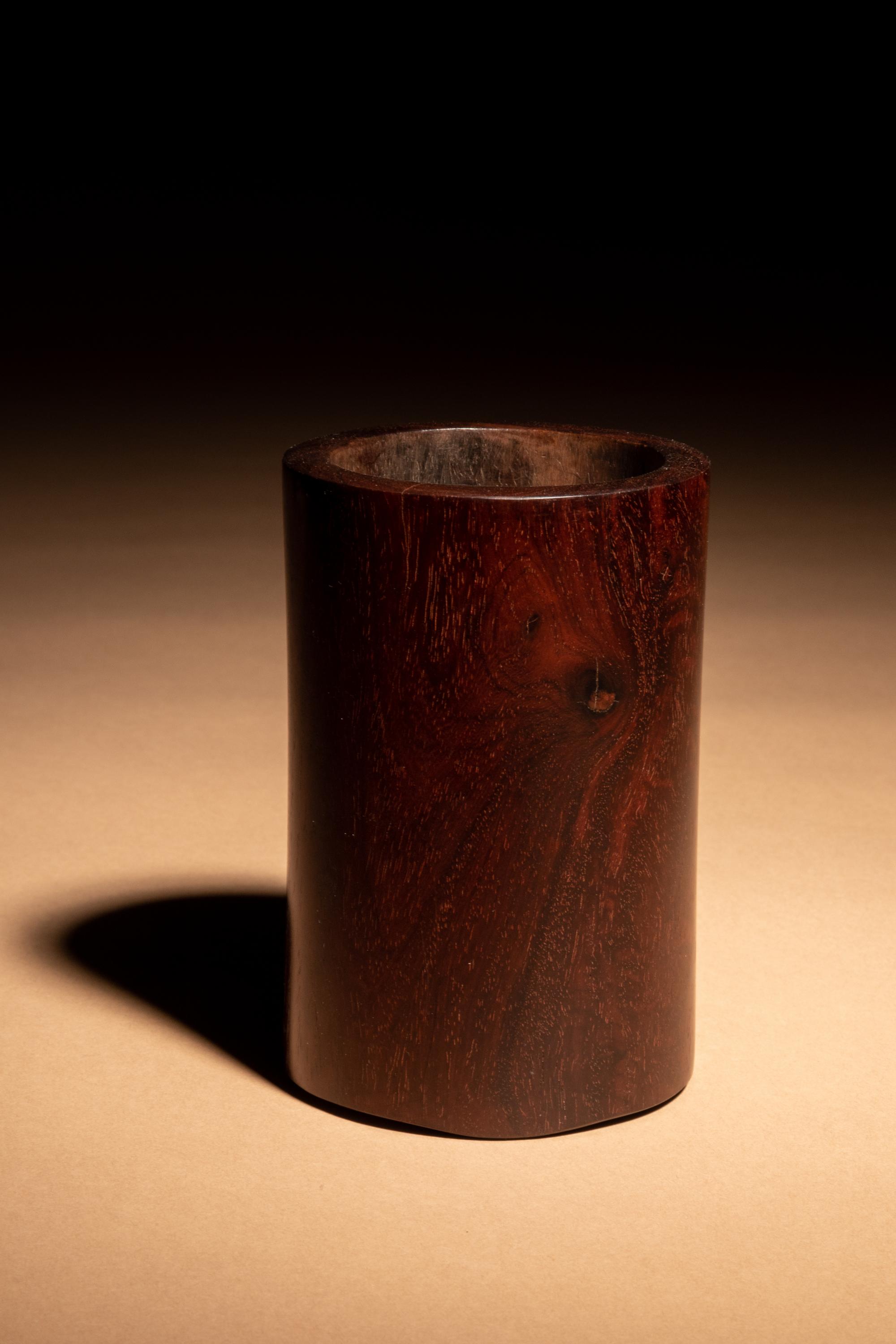 A Huanghuali Brush Pot, Bitong