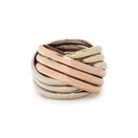 TRICOLOR GOLD RING