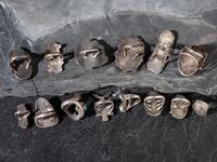 Assortment of Navajo and Zuni Rings