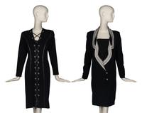 Two Bob Mackie Beaded Cocktail Dresses