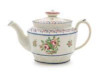 An English Creamware Teapot — 19TH CENTURY