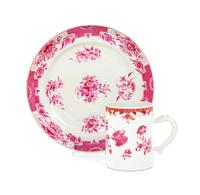 A Chinese Export Porcelain Mug and Plate