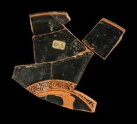 Two Attic Red-Figured Cup Fragments