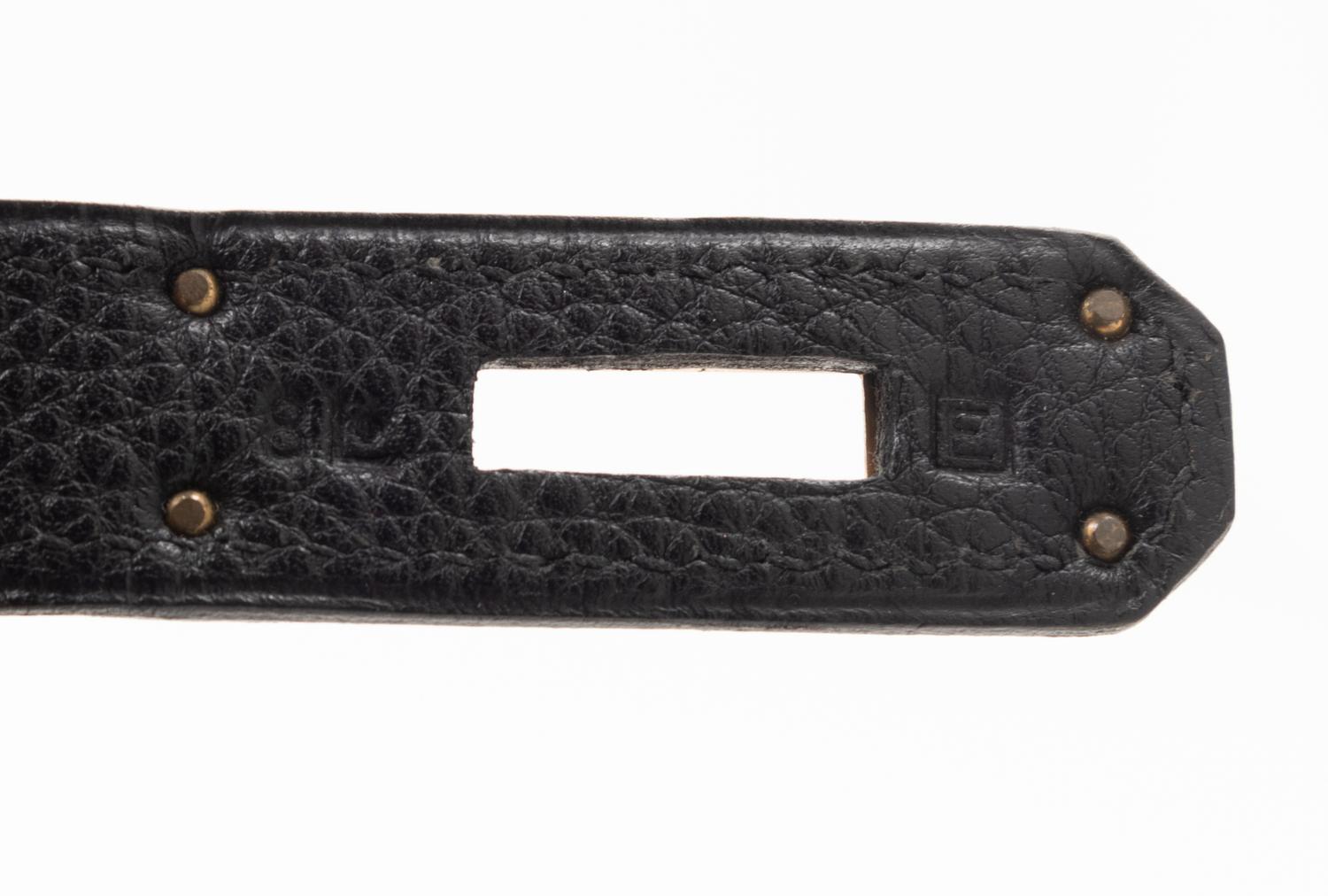 Hermès Black Leather 32cm Kelly Bag