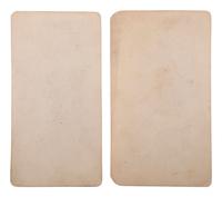 [NATIVE AMERICANS]. A group of 2 oversized CDVs of Ute subjects, comprising: