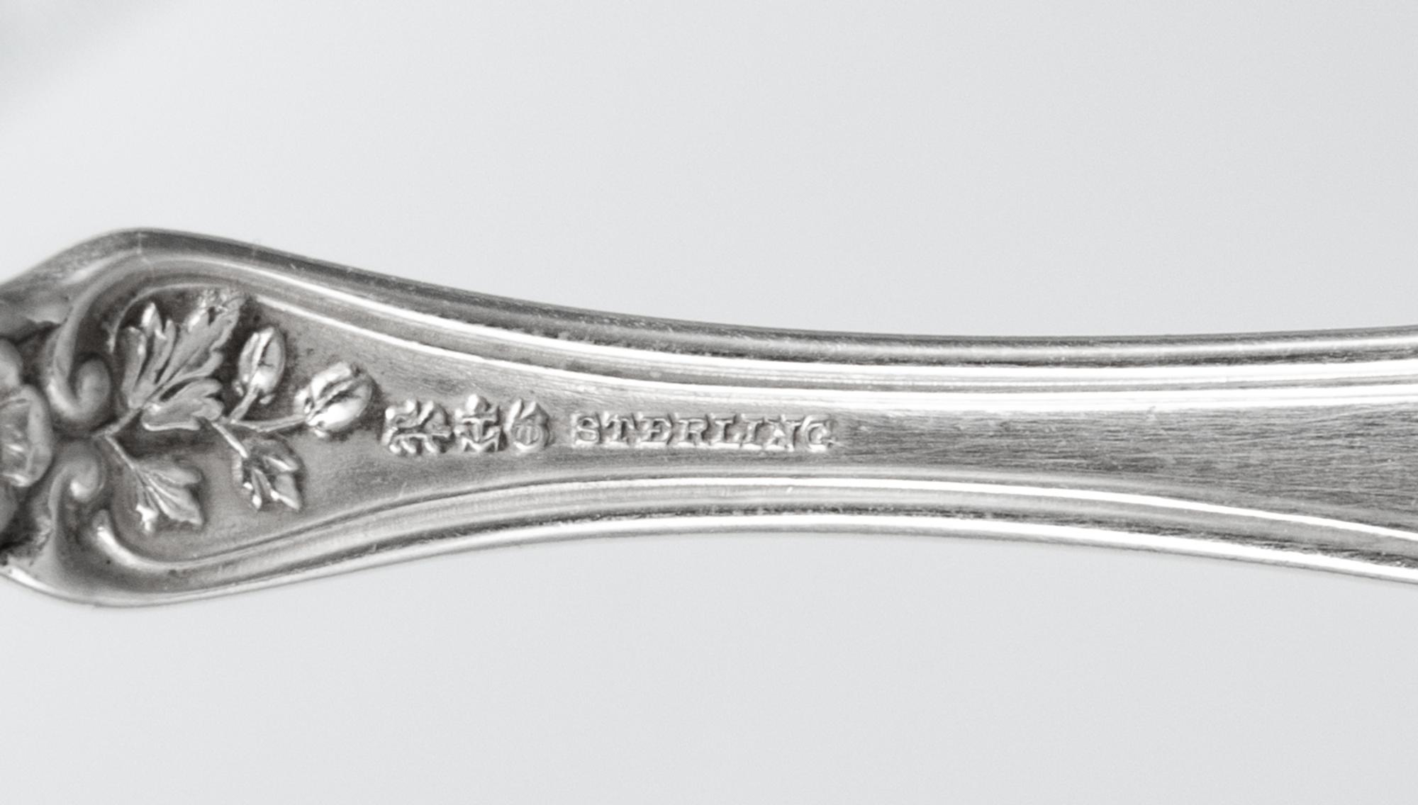 A Group of American Silver Flatware Articles, Gorham Mfg. Co., Providence, RI, comprising seven cocktail forks and three teaspoons in t