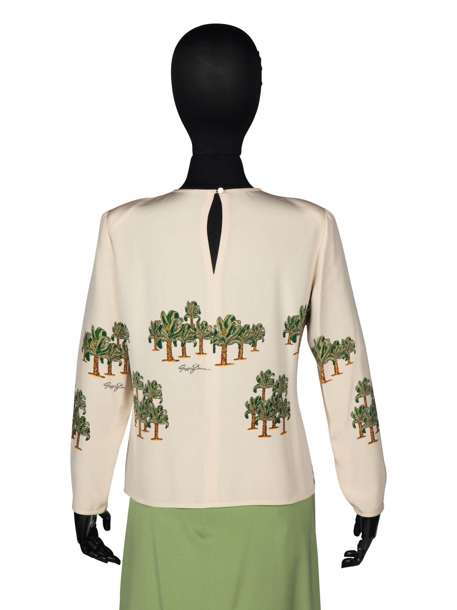 Geoffrey Beene Three-Piece Ensemble in Palm Tree Print