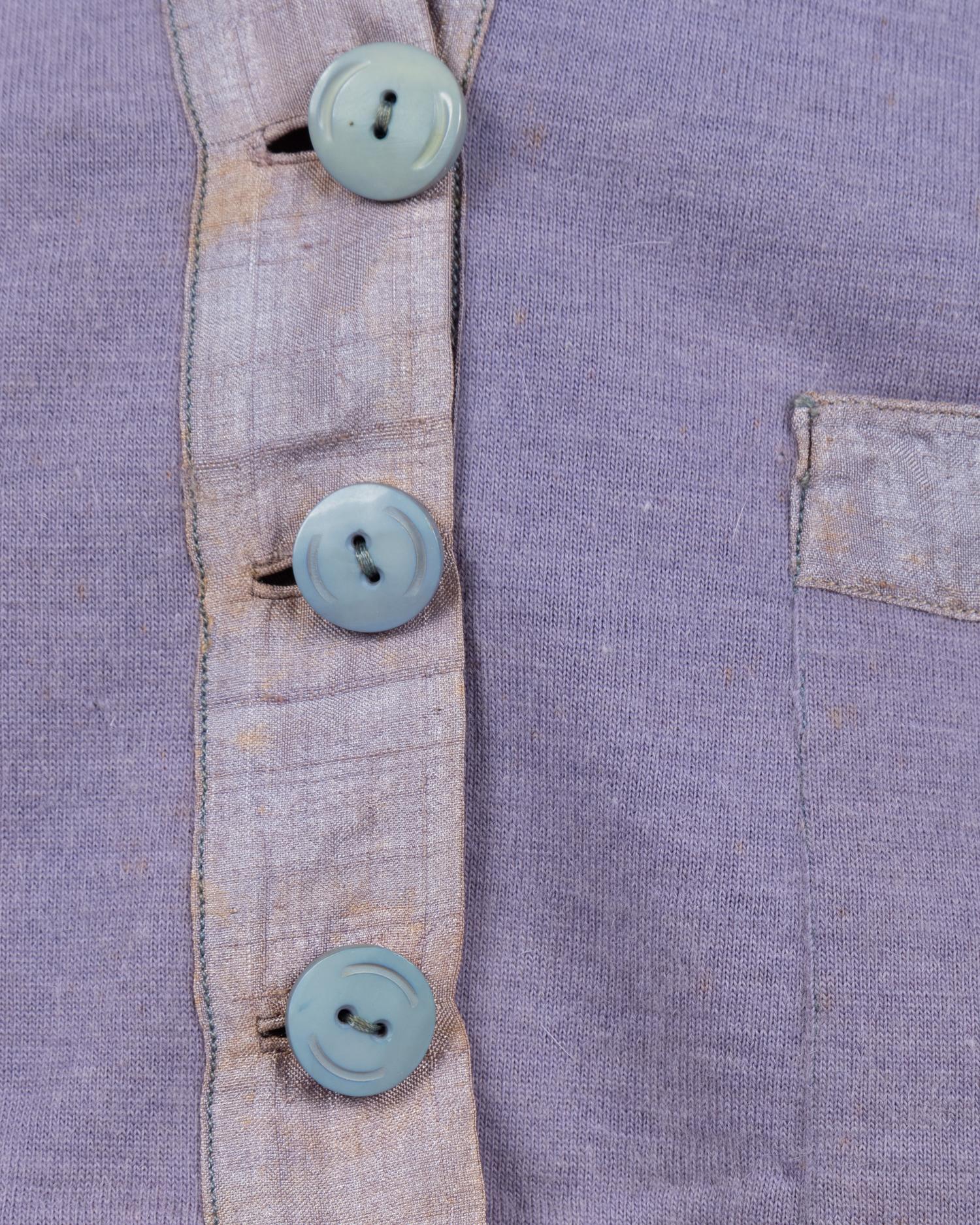 Two Designer Tops: One Jean Patou, One Knit Cardigan, 1920-30s