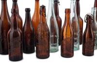 Twenty-One Glass Brewery Bottles