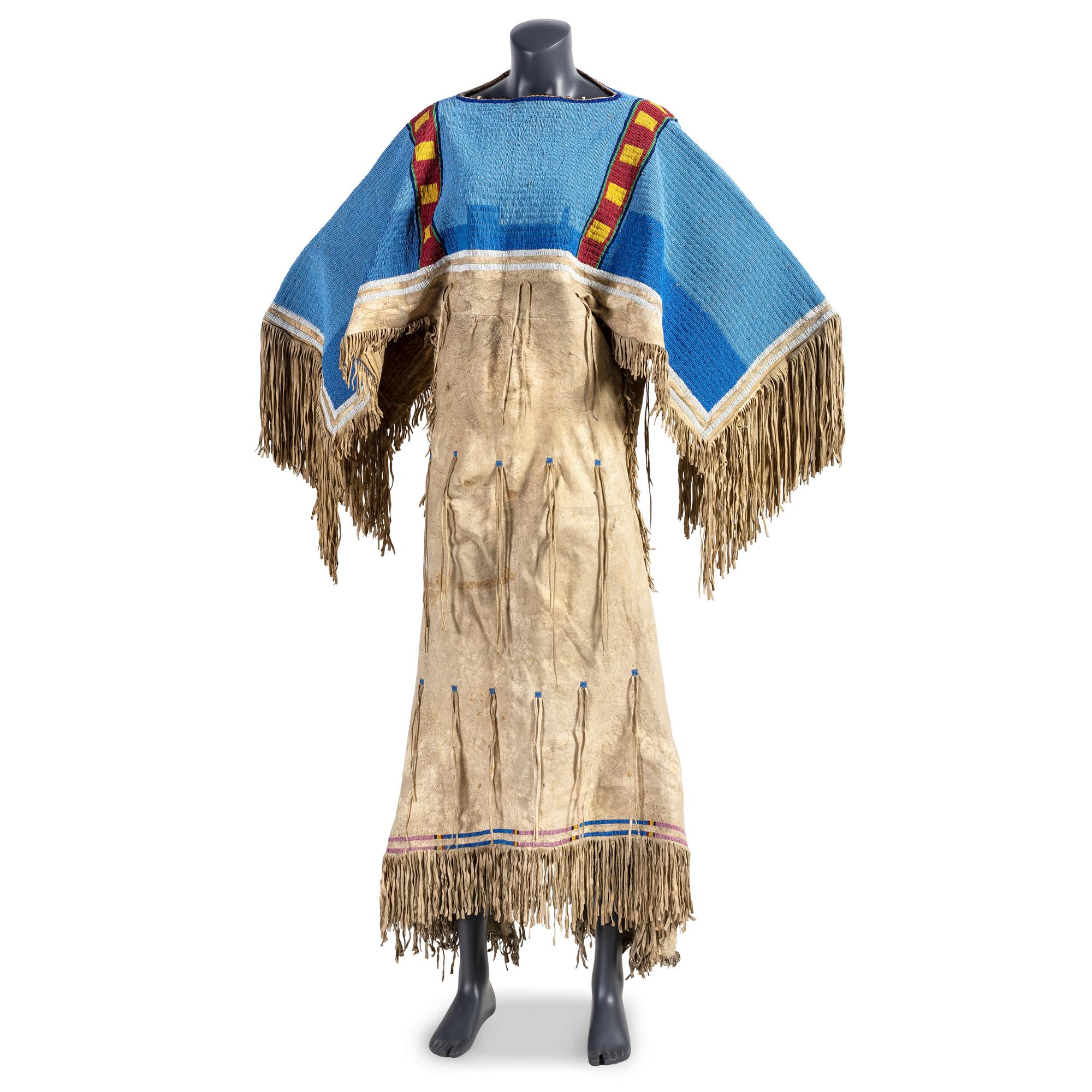 Shoshone Beaded Hide Dress