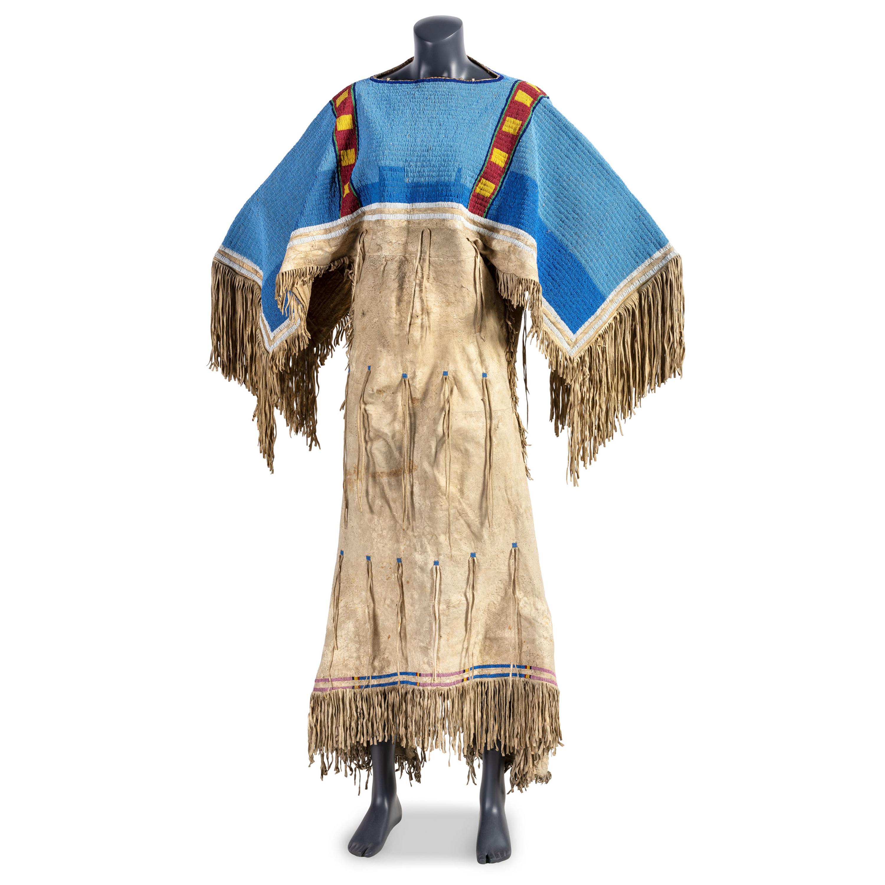 Shoshone Beaded Hide Dress