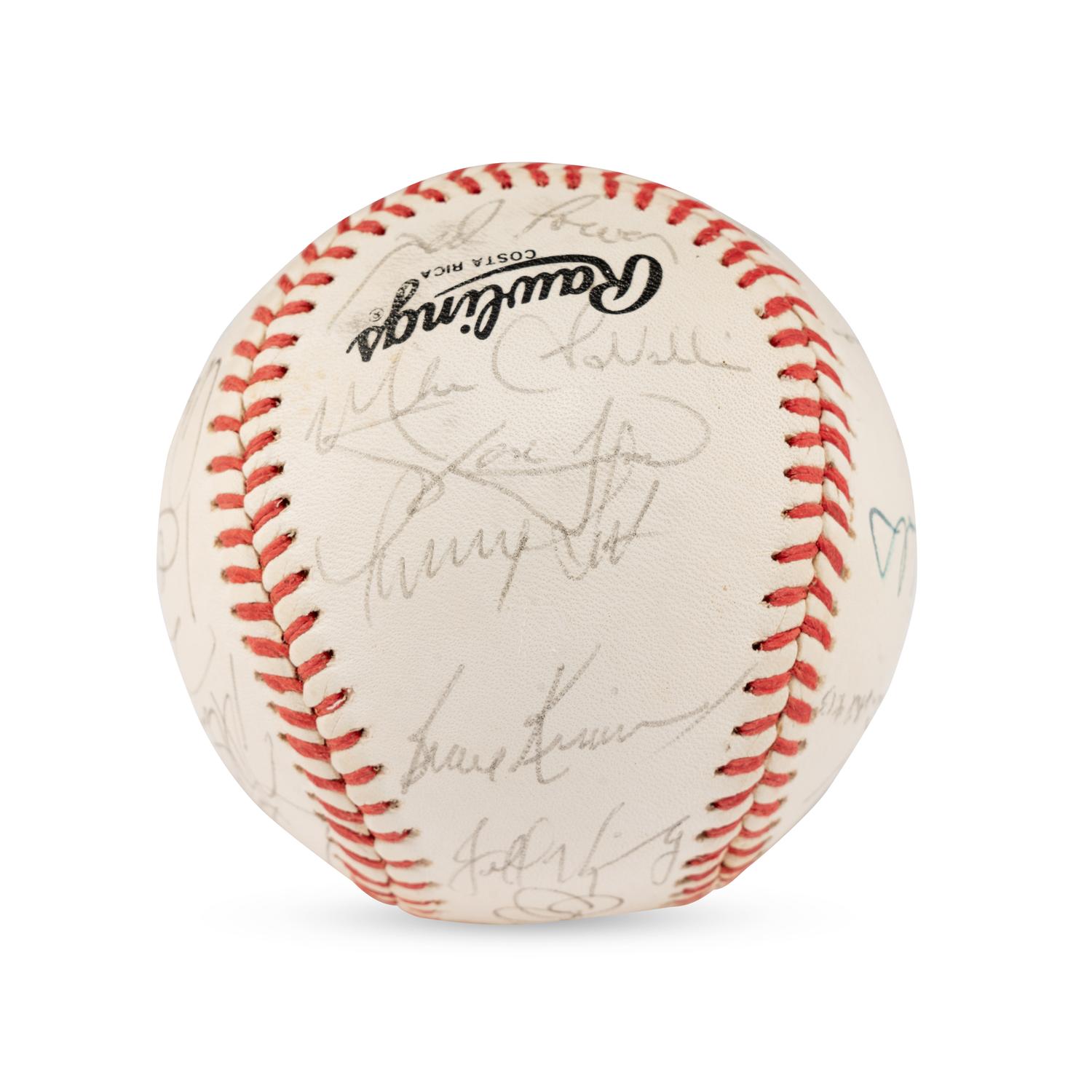 A Large Group of Assorted 1970s-90s Pittsburgh Pirates Team Signed Autograph Baseballs