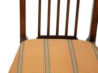 A Set of Eight George III Gothic Style Mahogany Dining Chairs