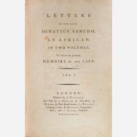 [Literature] Sancho, Ignatius Letters of the Late Ignatius Sancho, an African. In Two Volumes. To Which are Prefixed, Memoirs of His Life.