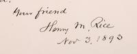 [AUTOGRAPHS]. Signatures of 19th-century American military and political figures.