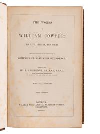 [BINDINGS -- FORE-EDGE PAINTINGS]. COWPER, William (1731-1800). Poetical Works. Edinburgh: Gall & Inglis, [n.d.].