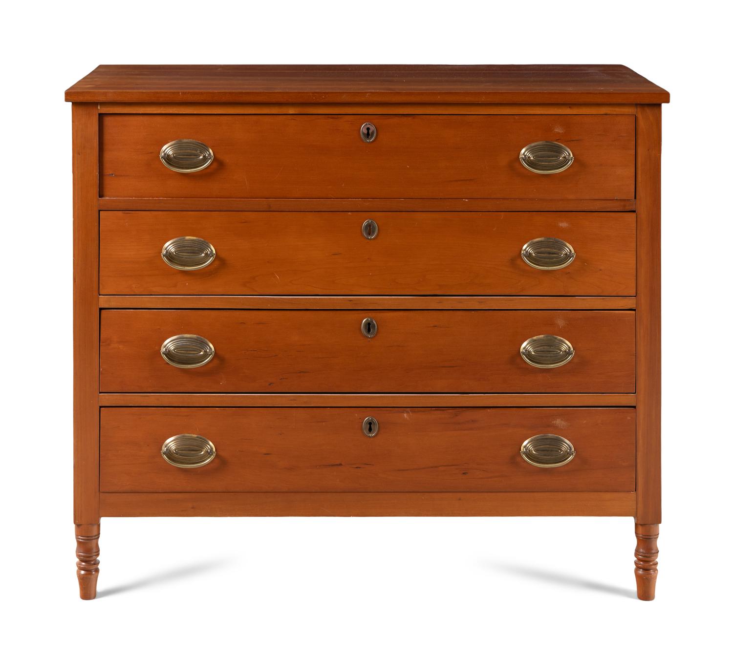 A Federal Cherrywood Chest of Drawers