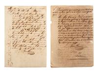 [ENSLAVEMENT & ABOLITION]. A group of 12 documents regarding the sale of enslaved persons in Cuba. 1844-1873.