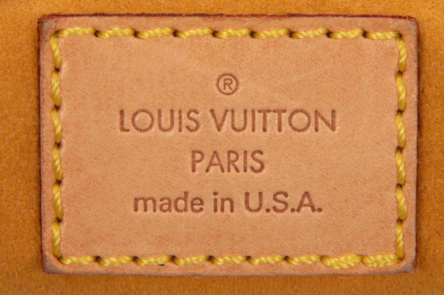 LOUIS VUITTON, DENIM MONOGRAM BAGGY SHOULDER BAG