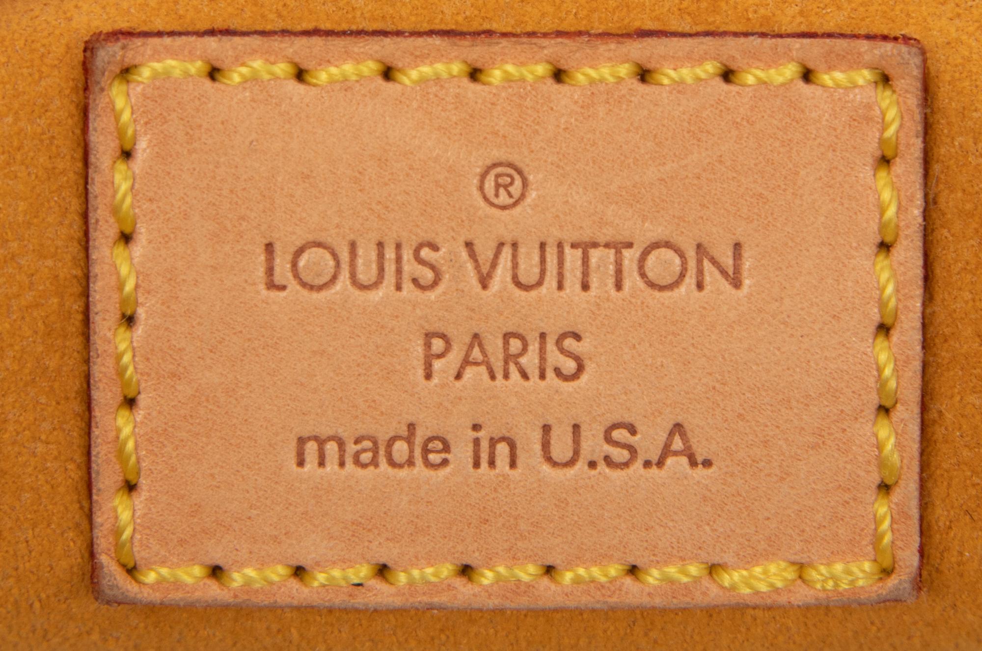 LOUIS VUITTON, DENIM MONOGRAM BAGGY SHOULDER BAG