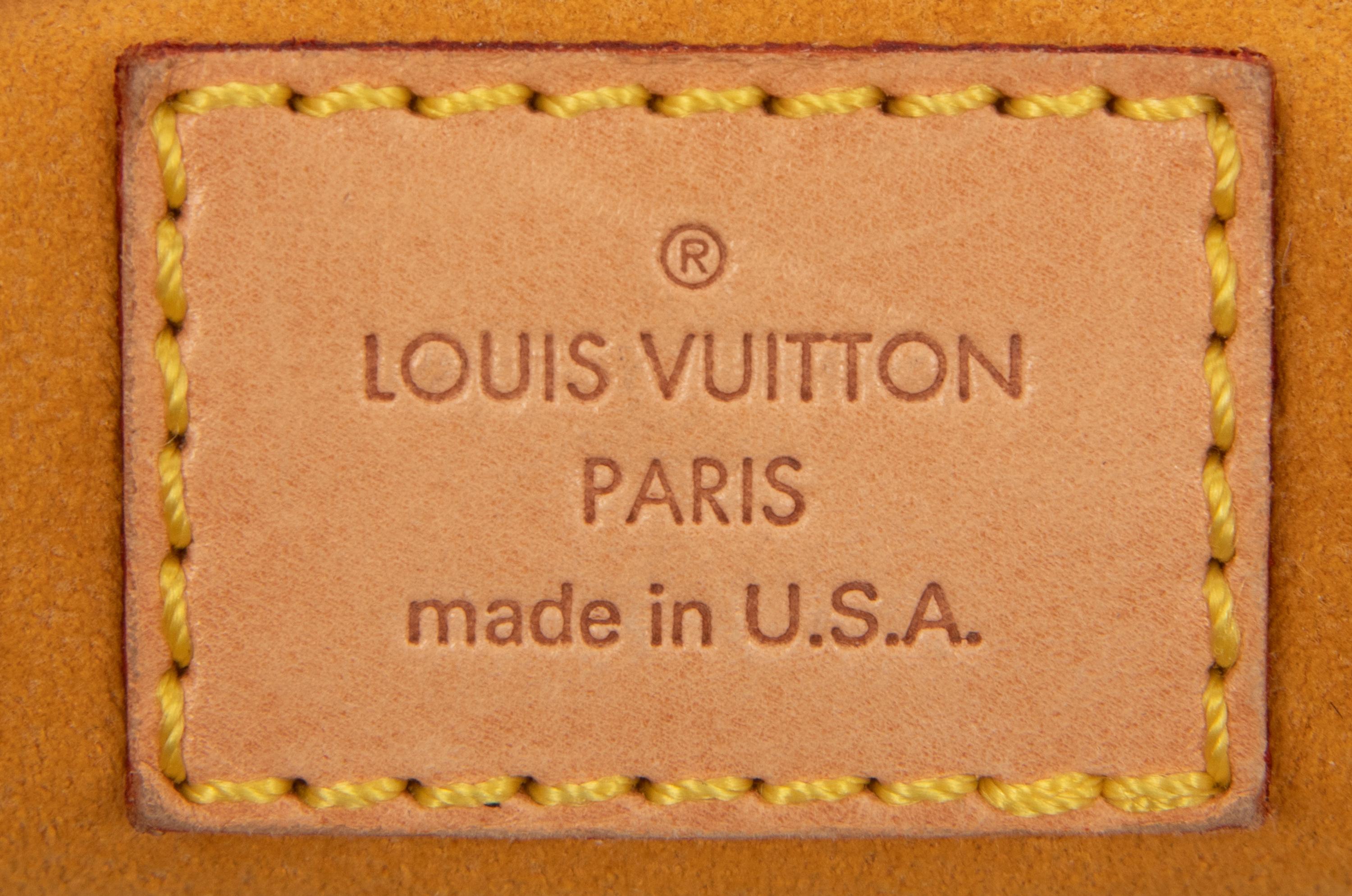 LOUIS VUITTON, DENIM MONOGRAM BAGGY SHOULDER BAG