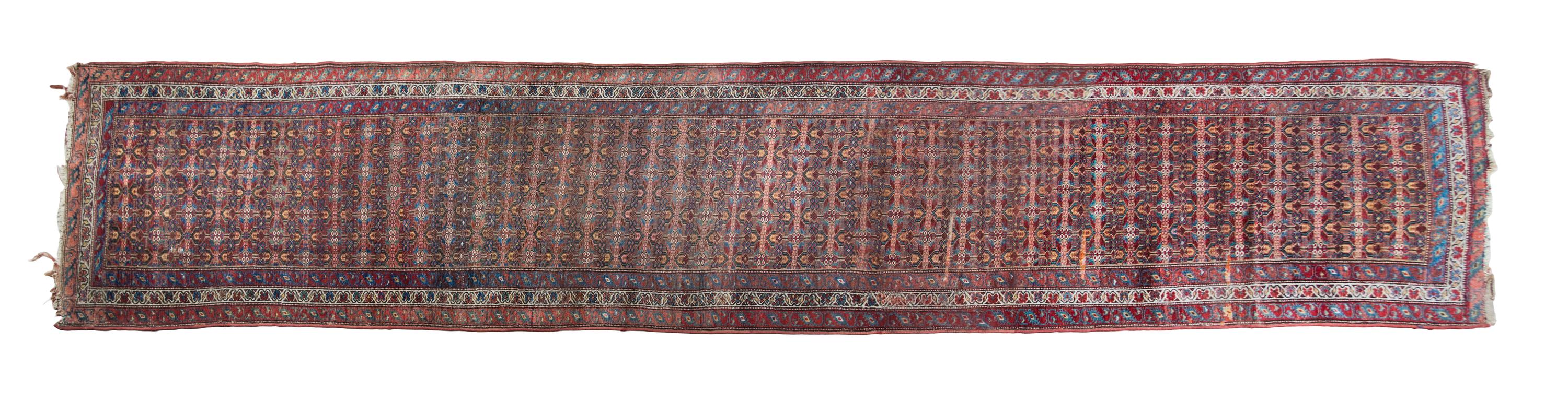 A Serab Wool Runner 16 feet 6 inches x 3 feet 2 inches.