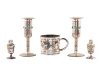 Navajo Sterling Silver Table Setting