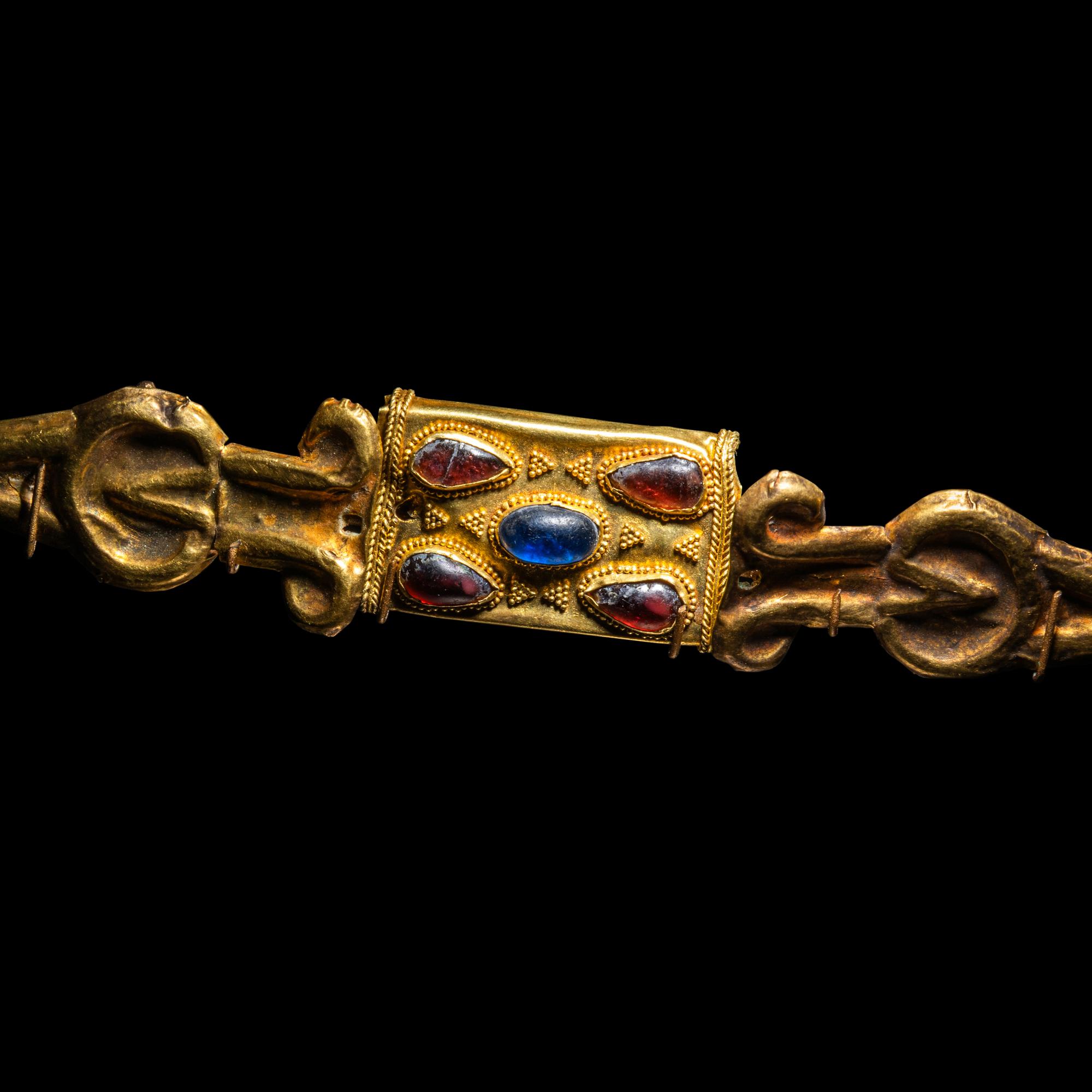 A Scythian Gold Diadem Plaque