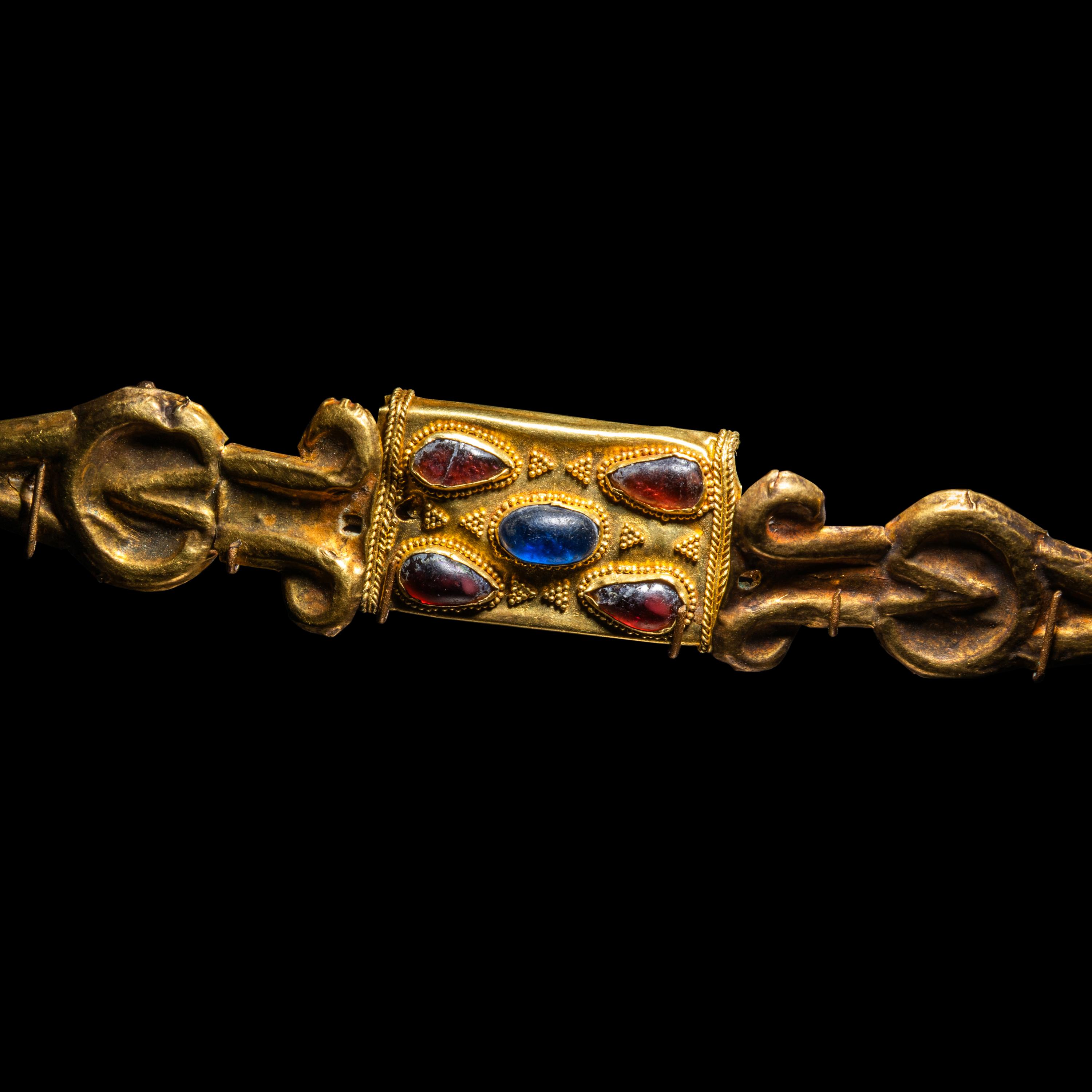 A Scythian Gold Diadem Plaque