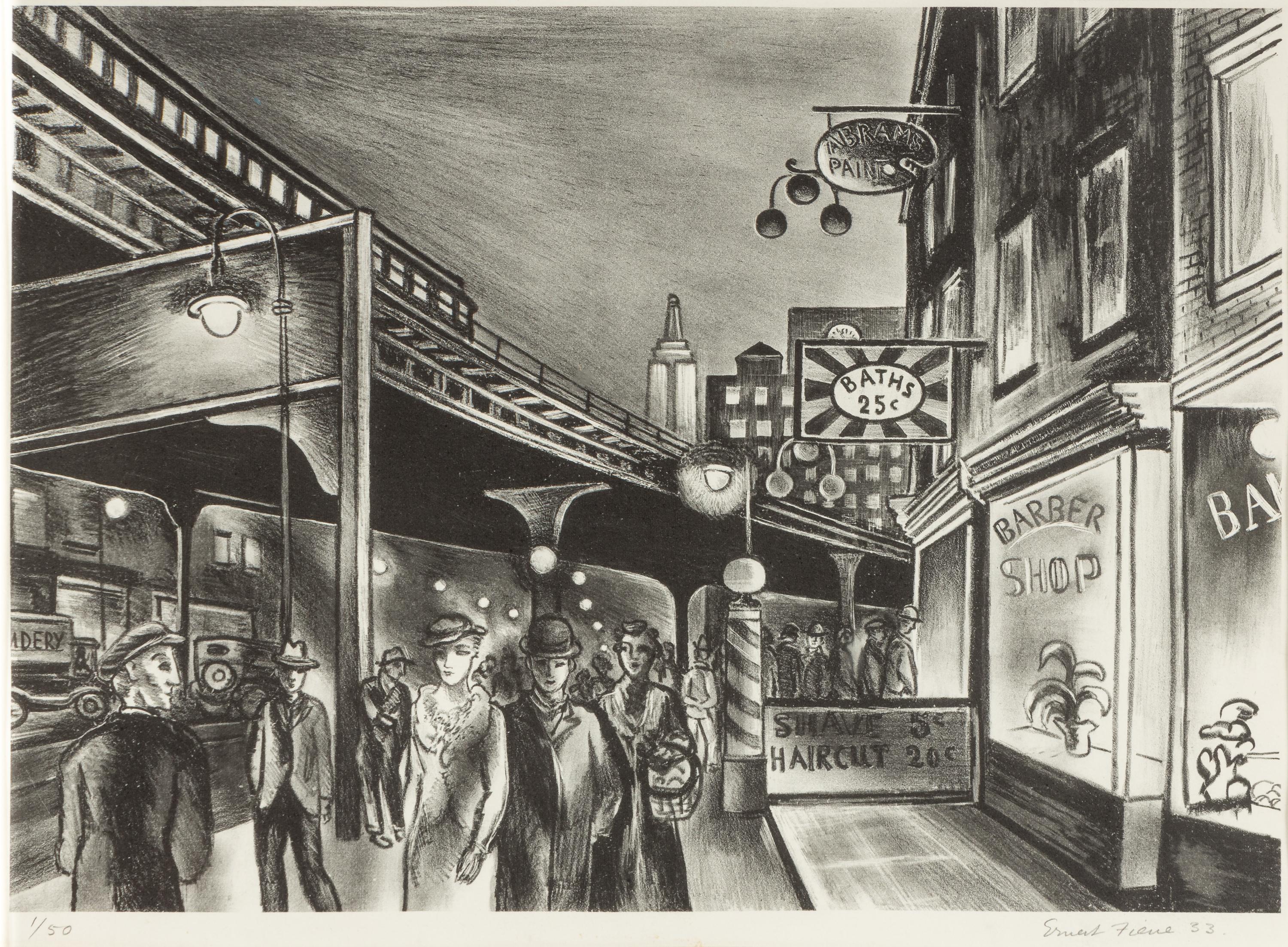 Untitled (Street Scene) , 1933